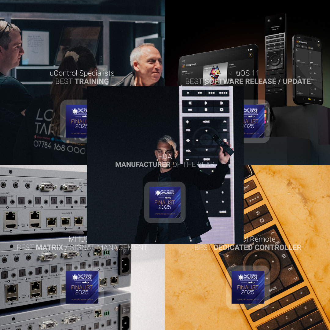 HDA and uControl Shortlisted in Five Categories at Smart Building Awards 2025